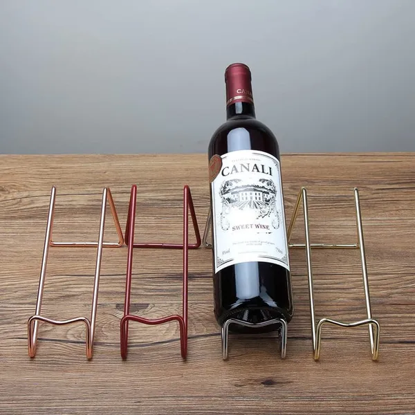 Gold_Metal_Wine_Rack_Freestanding_Countertop_Wine_Bottle_Holder_Geometric_Design_For_Table_Top_Wine_Bottle_Storage_Rack,_Perfect_Wine_Holder_(4_Pcs)____19L_x_7W_x_8H_Centimeters