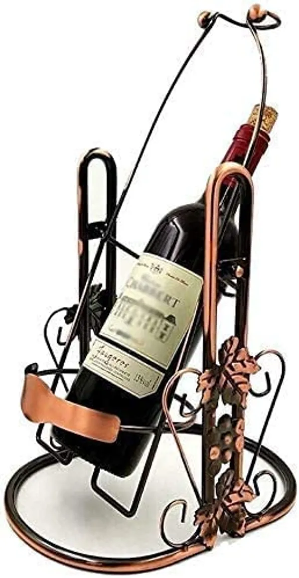 Multicolor_Wine_Rack_Wine_Holder_Wine_Bottle_Holder_Wrought_Iron_Rotatable_Holders_Wedding_Party_Decor_Wine_Storage_Wine_Racks_Organizer_For_Kitchen_Stores_Wine_(5L)____25L_x_12W_x_40H_Centimeters