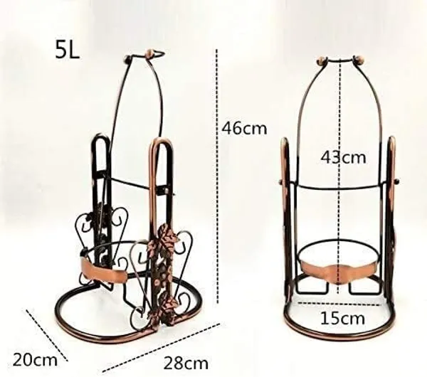 Multicolor_Wine_Rack_Wine_Holder_Wine_Bottle_Holder_Wrought_Iron_Rotatable_Holders_Wedding_Party_Decor_Wine_Storage_Wine_Racks_Organizer_For_Kitchen_Stores_Wine_(5L)____25L_x_12W_x_40H_Centimeters
