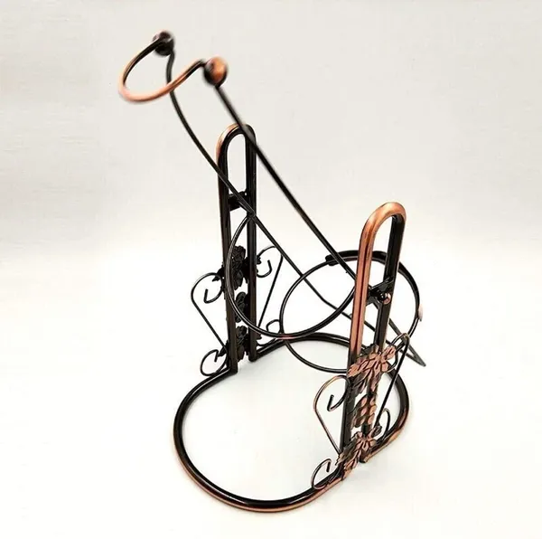 Multicolor_Wine_Rack_Wine_Holder_Wine_Bottle_Holder_Wrought_Iron_Rotatable_Holders_Wedding_Party_Decor_Wine_Storage_Wine_Racks_Organizer_For_Kitchen_Stores_Wine_(5L)____25L_x_12W_x_40H_Centimeters
