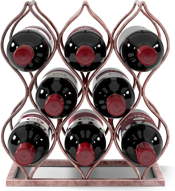 Rose_Gold_Tabletop_Wine_Rack_Imperial_Freestanding_Countertop_Wine_Rack_And_Wine_Bottle_Storage_Perfect_Wine_Gifts_And_Accessories_For_Wine_Lovers(8_Bottle)__19L_x_19W_x_33H_Centimeters