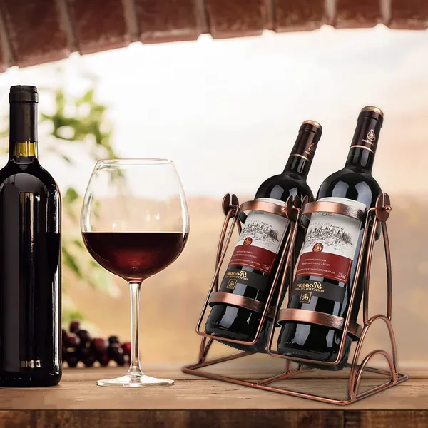 Multicolor_Swing_Wine_Bottle_Holder_Wine_Bottle_Storage_Organize_Holder_For_Kitchen_Home_Decor_Red_Modern_Wine_Storage_Freestanding_Metal_Wine_Rack_(2_Bottle)____20L_x_16W_x_10H_Centimeters