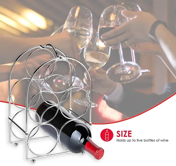 Multicolor_Countertop_Wine_Rack_Chrome,_5_Or_6_-Bottle_Tabletop_Wine_Rack_Wine_Holder_For_Display_Wine_Wine_Rack_Wine_Racks_For_Kitchen_Countertop_Table17L_x_20W_x_27H_Centimeters