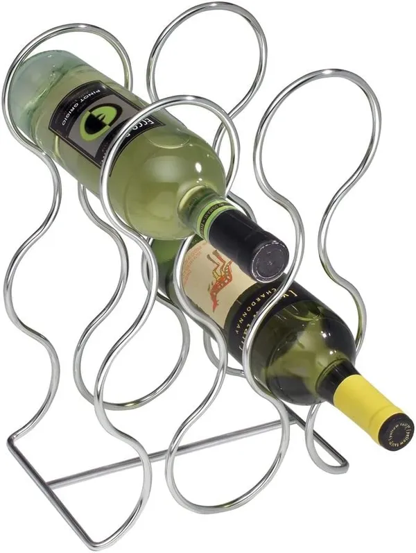 Multicolor_Countertop_Wine_Rack_Chrome,_5_Or_6_-Bottle_Tabletop_Wine_Rack_Wine_Holder_For_Display_Wine_Wine_Rack_Wine_Racks_For_Kitchen_Countertop_Table17L_x_20W_x_27H_Centimeters