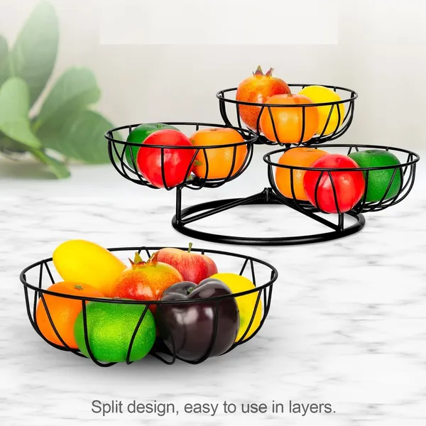 Black_Metal_4_Tier_Fruit_Bowl_For_Kitchen_Counter_Top,_Modern_Wire_Fruit_Basket_Storage_Stand,_Vegetable_Bread_Snack_Hold_For_Dining_Table_Rust_Free,_Decorative____45W_x_30H_Centimeters