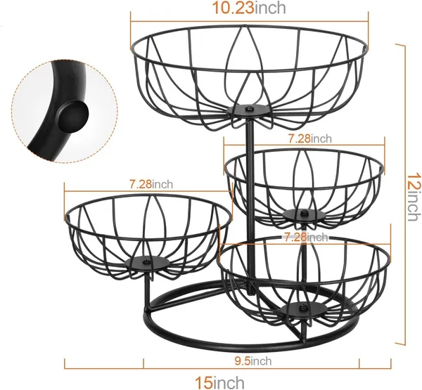 Black_Metal_4_Tier_Fruit_Bowl_For_Kitchen_Counter_Top,_Modern_Wire_Fruit_Basket_Storage_Stand,_Vegetable_Bread_Snack_Hold_For_Dining_Table_Rust_Free,_Decorative____45W_x_30H_Centimeters