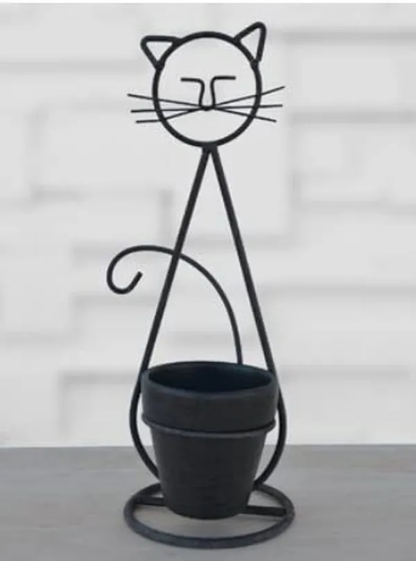Black_Plant_Stand_With_Metal_Pot_Indoor_Plants,_Christmas_Plants,_Porch,_Tabletop,_Living_Room_(Cat)_20_x_20_x_10_Centimeters