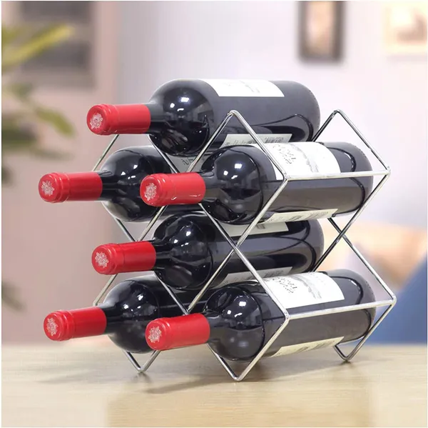Multicolor_Tabletop_Wine_Racks_Holds_Bottles,_Modern_Stylish_Wine_Glass_Display_Stand,_Under_Cabinet_Organizer,_Silver_Home_Decoration_Holder_For_Display_Rack_(6_Bottle)_25L_x_16W_x_25H_Centimeters