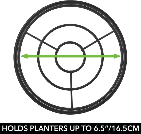 Black_Set_Of_3_Metal_Indoor/Outdoor_Plant_Stands_-_Modern_Plant_Stand_With_Hairpin_Legs_For_Flowers,_Plants,_Greenery,_Succulents,_Pot_Containers,_Concerto_Collection,__7_x_7_x_42_Centimeters