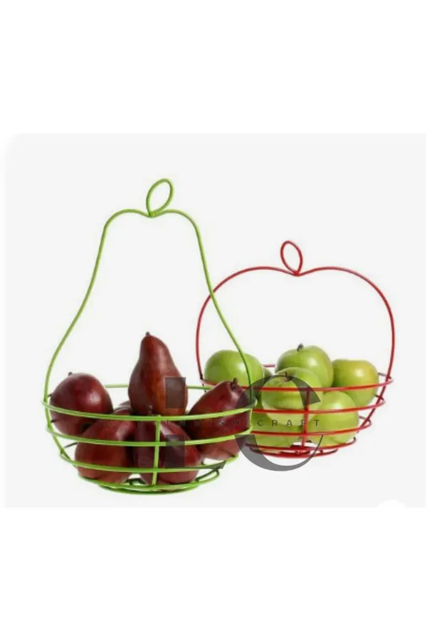 Red_Fruit_Basket_For_Kitchen_Fruit_Basket_For_Dining_Table_Fruit_Bowl_Counter_Top_Dining_Table_Living_Drawing_Room_Rust_Free_Apple_Pear_(M9)_25W_x_30H_Centimeters