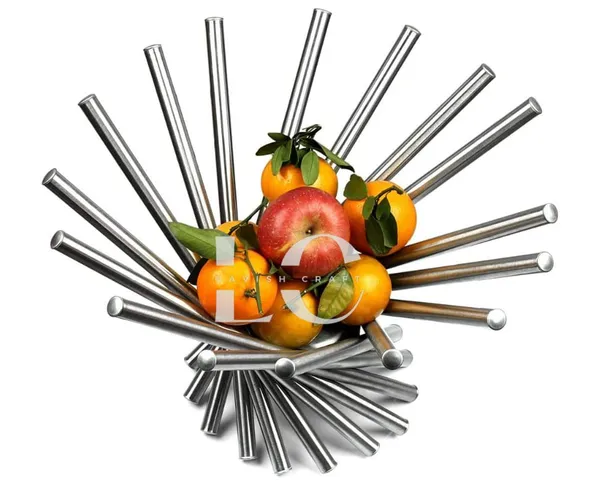 Silver_Fruit_Basket_Decorative_Fruit_Bowl_Wrought_Iron_Wire_Stand_For_Kitchen,_Dining_Table,_Living_Drawing_Room_Rust_Free_Shiny_Finish_Stable_Frame,_Easy_Assemble_(Model_-8)____25W_x_25H_Centimeters