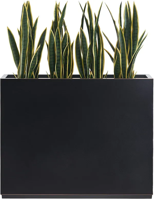 Black_Tall_Metal_Planters_For_Outdoor_Plants_Decorative_Flower_Pot_Holder_Display_For_Balcony_For_Artificial_Galvanized_Iron_21_Inch_Large_Planters_Garden_Patio_19L_x_53.3W_x_53.3H_Centimeters