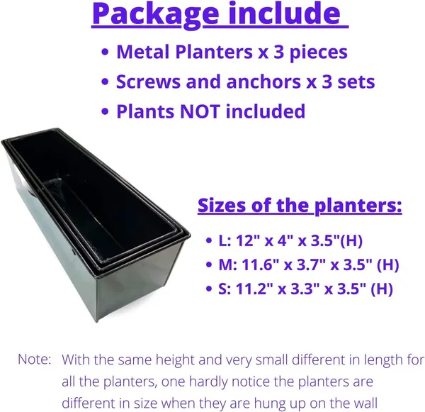 Black_Wall_Planter_3_Pack,_12_Inch_Rectangle_Metal_Flower_Pot_Window_Planter_Box_Fence_Railings_Minimalist_Floating_Shelve_Indoor_Outdoor____10L_x_30W_x_9H_Centimeters