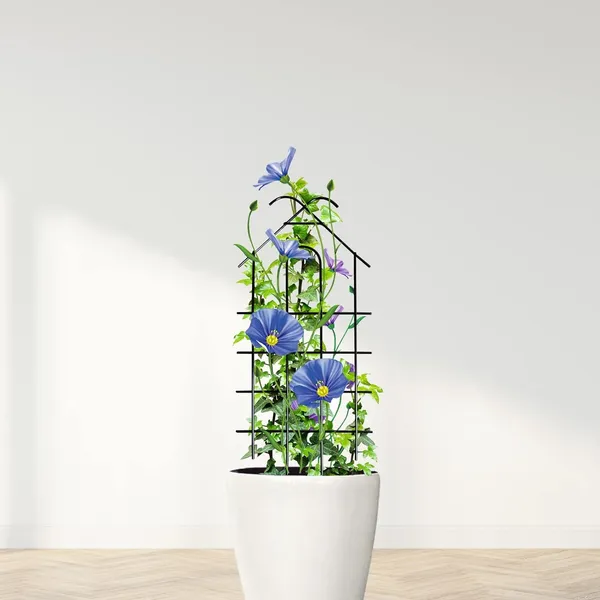 Black_32''_Metal_Garden_Trellis_For_Climbing_Plants,_Indoor/Outdoor_Sturdy_Plant_Trellis_For_Potted_Plants,House_Plants_Pack_Of_1,(24'',_1)__30_x_3_x_70_cm;_2_kg