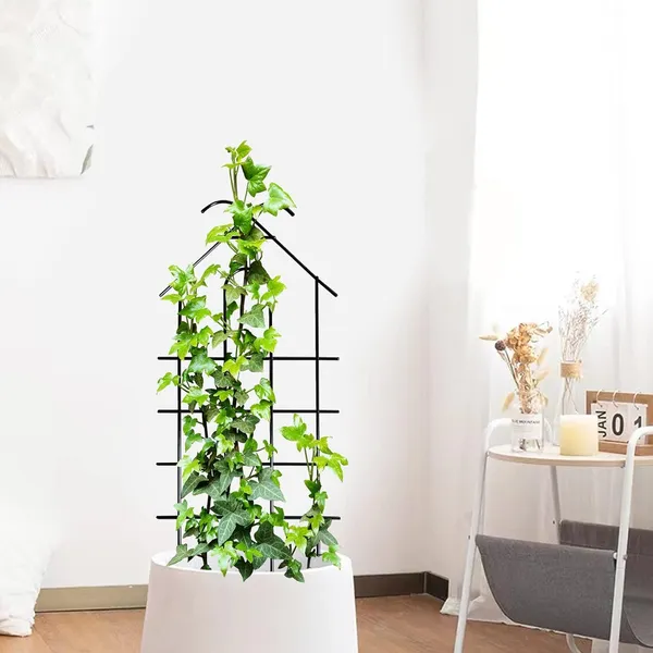 Black_32''_Metal_Garden_Trellis_For_Climbing_Plants,_Indoor/Outdoor_Sturdy_Plant_Trellis_For_Potted_Plants,House_Plants_Pack_Of_1,(24'',_1)__30_x_3_x_70_cm;_2_kg