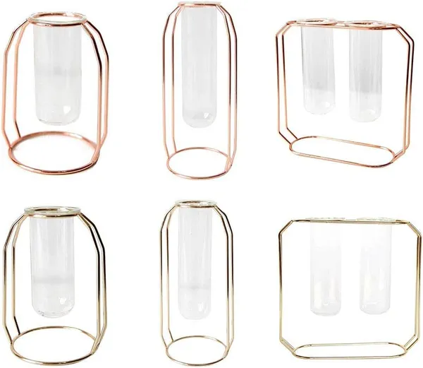 Gold_Wire_Vase_With_Clear_Glass_Test_Tube,_Tabletop_Decoration_And_Centerpiece_For_Home,_Office,_Modern_Vases_For_Flowers_Decorative_Art_Table_Vase____11L_x_11W_x_24H_Centimeters