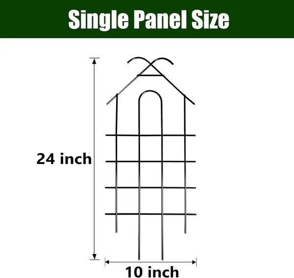Black_32''_Metal_Garden_Trellis_For_Climbing_Plants,_Indoor/Outdoor_Sturdy_Plant_Trellis_For_Potted_Plants,House_Plants,_Climbing_Vines,_Pack_Of_4,_(24'',_4)__30_x_3_x_70_Centimeters,2_kg