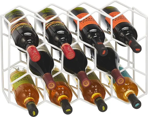 White_Countertop_Wine_Rack_14_Bottle_Freestanding_Modern_Metal_Wine_Rack_3_Tier_Tabletop_Wine_Holder_Stand_For_Cabinet_Pantry_Wine_Bottle_Storage_No_Assembly_Required____43L_x_27W_x_12H_Centimeters
