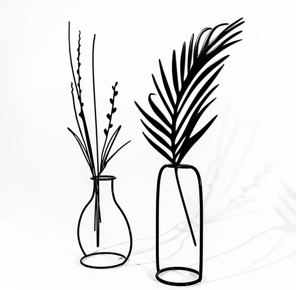 Black_Metal_Flower_Vase_-_Standing_Flower_Vases_For_Centerpieces,Geometric_Table_Home_Decor,_Vase_For_Flowers,_Decorative_Art_Table_Vase_-_2_Pack,_(Design_2-2_Pack)____10L_x_10W_x_40H_Centimeters