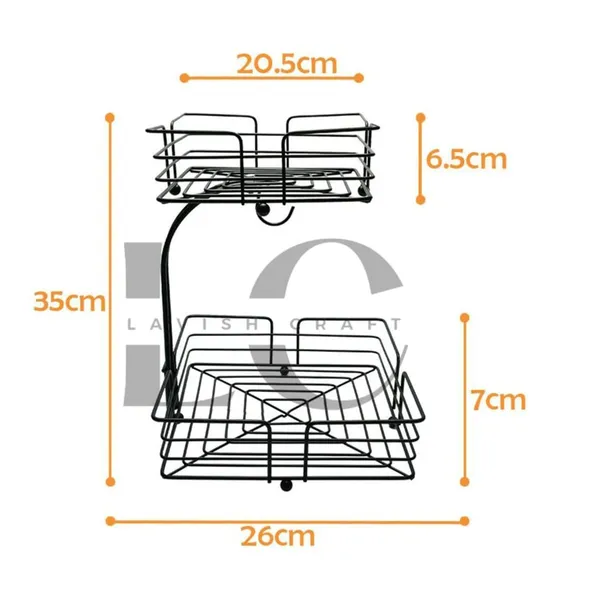 Black_2_Tier_Fruit_Basket_Stand_Fruit_Holder_For_Kitchen_Home_Dining_Table_Living_Room,_Stable_And_Sturdy_Iron_Metal_Frame_With_Rust_Free_Finish_Easy_(Square)___48W_x_34H_Centimeters