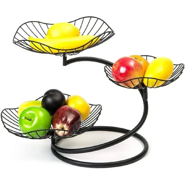 Black_Spiral_Stems_Fruit_Basket_Stand_Iron_Metal_Wire_Sturdy_Stable_Frame_Rustfree_Finishing_For_Kitchen_And_Home_Fruit_Holder_Living_Dining_Room_Kitchen_Multi_Purpose____25L_x_25W_x_24H_Centimeters