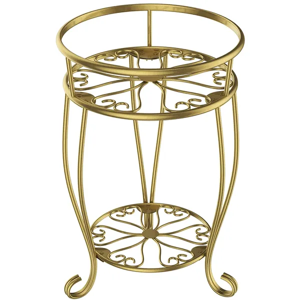 Black_Royal_Potted_Planter_Stand_Rust_Free_Stable_Sturdy_Wrought_Iron_Frame_Excellent_For_Indoor_Living_Drawing_Room_Kitchen_And_Outdoor_Garden_Hall_Easy_(Gold_Heart)____30_x_30_x_50_cm;_3_kg