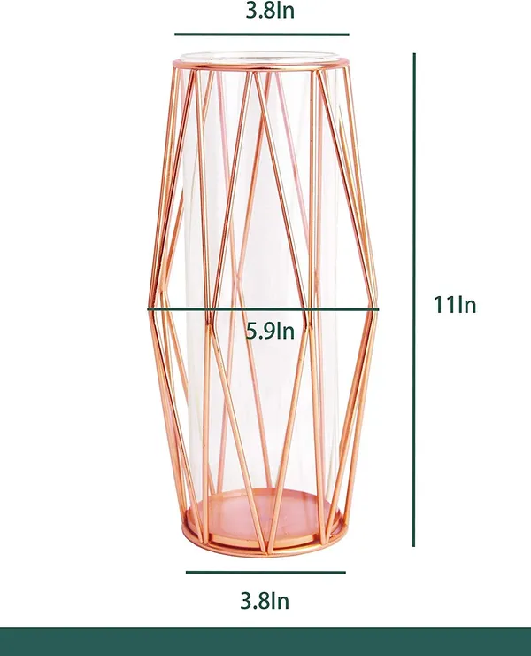 Rose_Gold_Gold_Vase_Decorations_For_Living_Room_Glass_Vase_With_Metal_Rack_Stand,_Vases_For_Flowers_Plants_As_Wedding_Home_Office_Centerpiece_With_Glass_Tube_(11_Inch)____9L_x_9W_x_2222H_Centimeters