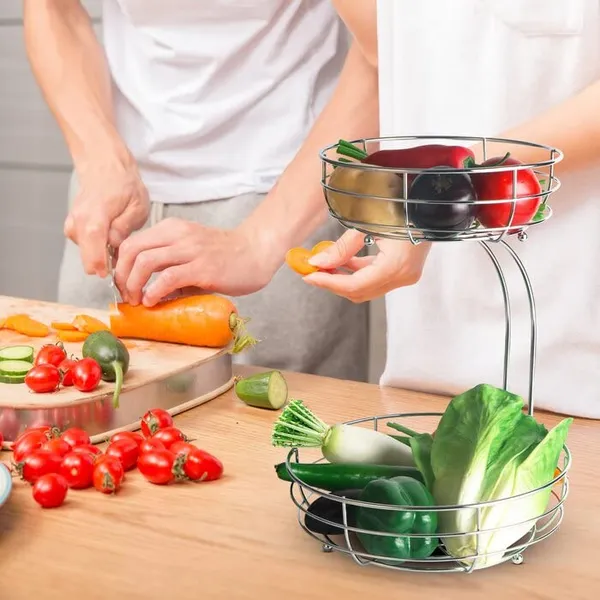 Multicolor_C_Shape_2_Tier_Elegant_Fruit_Basket_Fruit_Holder_For_Kitchen_Home_Dining_Table_Living_Room_Stable_And_Sturdy_Iron_Metal_Frame_With_Rust__25L_x_25W_x_45H_Centimeters
