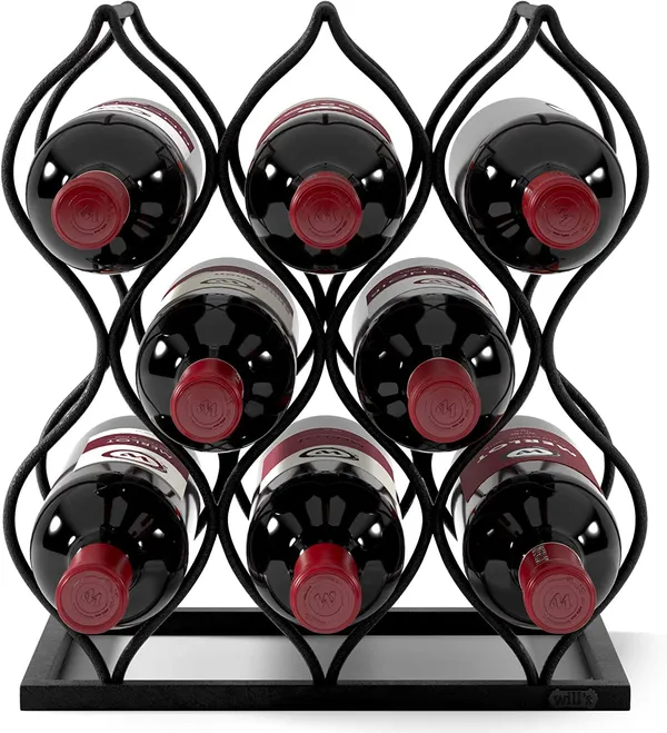 Black_Tabletop_Wine_Rack_Imperial_Freestanding_Countertop_Wine_Rack_And_Wine_Bottle_Storage_Perfect_Wine_Gifts_And_Accessories_For_Wine_Lovers(8_Bottle)__19L_x_19W_x_33H_Centimeters