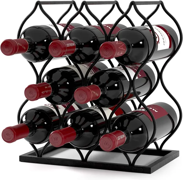 Black_Tabletop_Wine_Rack_Imperial_Freestanding_Countertop_Wine_Rack_And_Wine_Bottle_Storage_Perfect_Wine_Gifts_And_Accessories_For_Wine_Lovers(8_Bottle)__19L_x_19W_x_33H_Centimeters