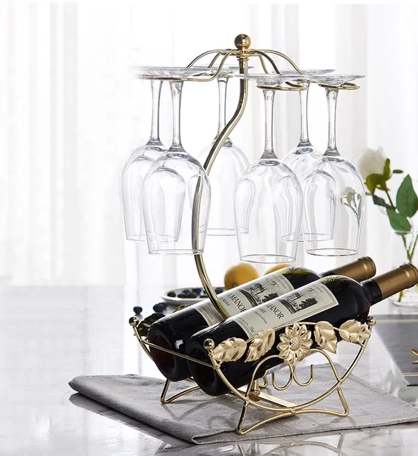 Gold_Wine_Glass_Holder_-_Wine_Rack_Table_Top_Goblet_Holder_-_Storage_Rack_For_Bar_Kitchen_Easy_Access_And_Storage_Wine_Glass_Gold_(6+2)____32L_x_12W_x_35H_Centimeters