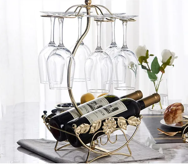 Gold_Wine_Glass_Holder_-_Wine_Rack_Table_Top_Goblet_Holder_-_Storage_Rack_For_Bar_Kitchen_Easy_Access_And_Storage_Wine_Glass_Gold_(6+2)____32L_x_12W_x_35H_Centimeters