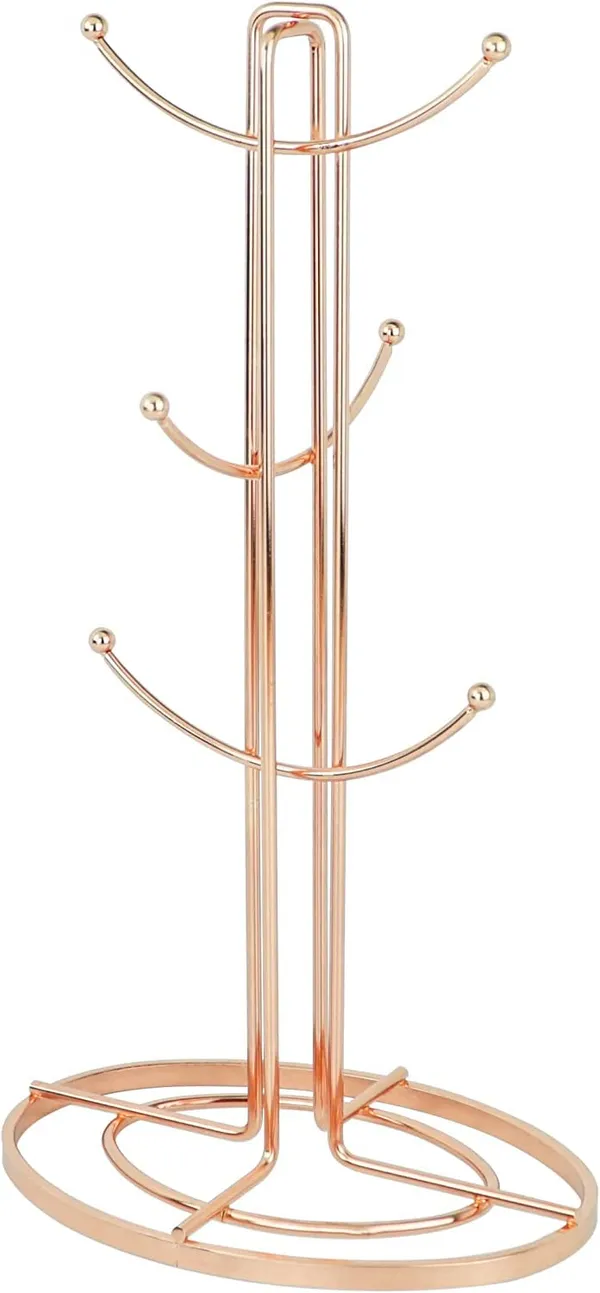 Gold_Set_Of_6_Cup_Mug_Tree_Stand_And_Linear_Kitchen_Roll/Paper_Towels_Holder_Stainless_Steel_-_Coffee_Tea_Cups_Mugs_Draining_Rack|Kitchen_Storage_Accessories____454_g