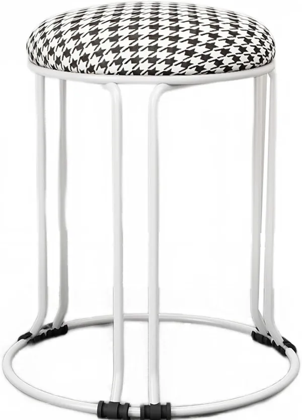White_Stackable_Ottoman_Stools_With_Cushion_Top_|_Space_Saving_&_Comfortable_Home_Furniture_|_35L_x_35W_x_46H_Cm