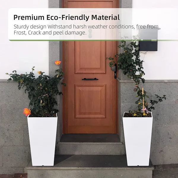 White_Tall_Planters_For_Outdoor_Plants_Set_Of_2,Outdoor_Planters_For_Front_Porch_Balcony,21_Inch_Large_Planters_For_Outdoor_Indoor_Garden_Patio____25L_x_25W_x_50H_Centimeters