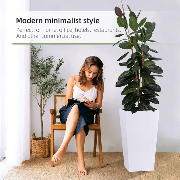 White_Tall_Planters_For_Outdoor_Plants_Set_Of_2,Outdoor_Planters_For_Front_Porch_Balcony,21_Inch_Large_Planters_For_Outdoor_Indoor_Garden_Patio____25L_x_25W_x_50H_Centimeters