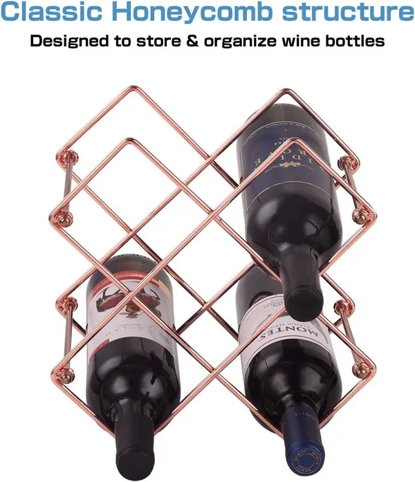 Rose_Gold_Countertop_Wine_Rack_Bottle_Wine_Holder_For_Red_White_Wine_Storage_Freestanding_Metal_Wine_Rack_Small_Tabletop_Wine_Rack_Modern_Wine_Bottle_Holder_(6_Bottle)____25L_x_25W_x_15H_Centimeters