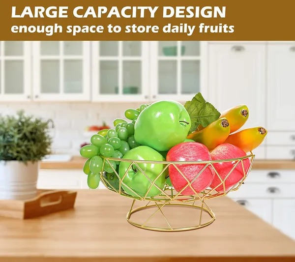 Gold_Metal_Fruit_Bowl_For_Kitchen_Counter,_Modern_Wire_Fruit_Basket_Storage_Stand,_Countertop_Vegetable_Bread_Snack_Hold_For_Dining_Table___28W_x_12H_Centimeters