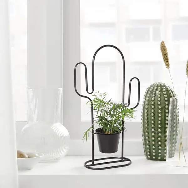 Black_Plant_Stand_With_Metal_Pot_Indoor_Plants,_Christmas_Plants,_Porch,_Tabletop,_Living_Room_(Cactus)_20_x_20_x_10_Centimeters