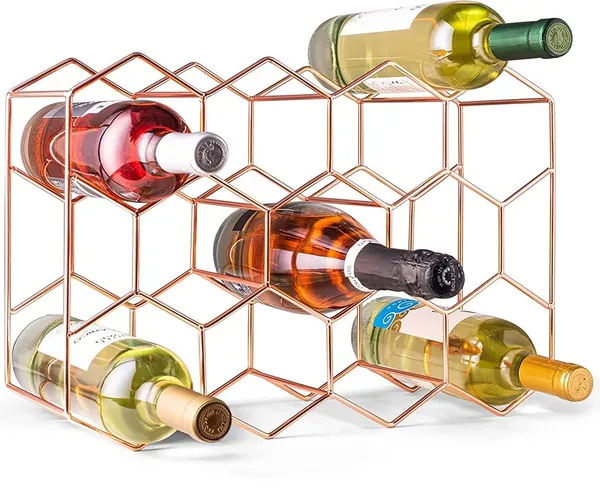Rose_Gold_Countertop_Wine_Rack_14_Bottle_Freestanding_Tier_Tabletop_Wine_Holder_Stand_For_Cabinet_Pantry_Wine_Bottle_Storage_No_Assembly_Required____43L_x_27W_x_12H_Centimeters