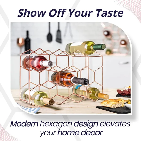 Rose_Gold_Countertop_Wine_Rack_14_Bottle_Freestanding_Tier_Tabletop_Wine_Holder_Stand_For_Cabinet_Pantry_Wine_Bottle_Storage_No_Assembly_Required____43L_x_27W_x_12H_Centimeters