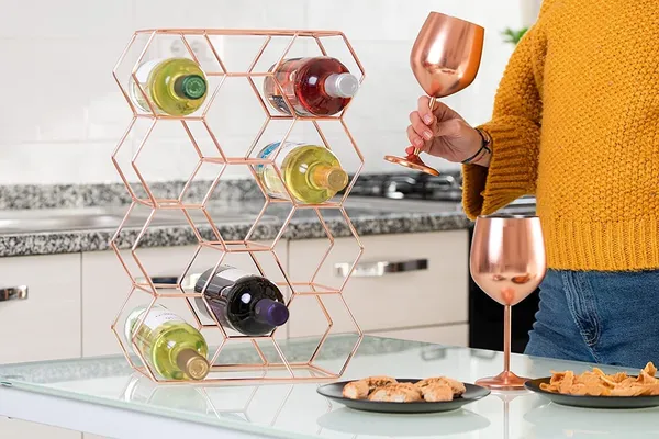 Rose_Gold_Countertop_Wine_Rack_14_Bottle_Freestanding_Tier_Tabletop_Wine_Holder_Stand_For_Cabinet_Pantry_Wine_Bottle_Storage_No_Assembly_Required____43L_x_27W_x_12H_Centimeters