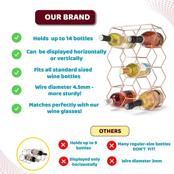 Rose_Gold_Countertop_Wine_Rack_14_Bottle_Freestanding_Tier_Tabletop_Wine_Holder_Stand_For_Cabinet_Pantry_Wine_Bottle_Storage_No_Assembly_Required____43L_x_27W_x_12H_Centimeters