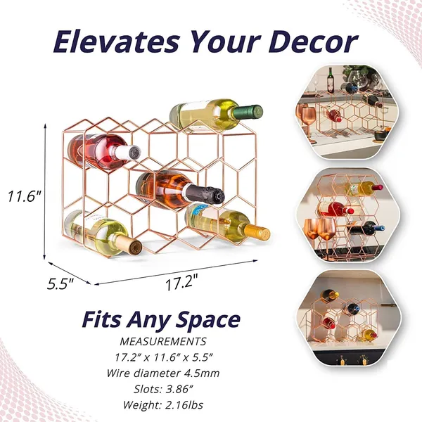 Rose_Gold_Countertop_Wine_Rack_14_Bottle_Freestanding_Tier_Tabletop_Wine_Holder_Stand_For_Cabinet_Pantry_Wine_Bottle_Storage_No_Assembly_Required____43L_x_27W_x_12H_Centimeters