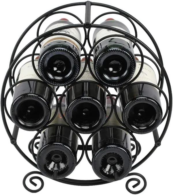 Black_Countertop_Wine_Rack_Bottle_Wine_Holder_For_Red_White_Wine_Storage_Freestanding_Metal_Wine_Rack_Small_Tabletop_Wine_Rack_Modern_Wine_Bottle_Holder_(M10)____10L_x_25W_x_25H_Centimeters