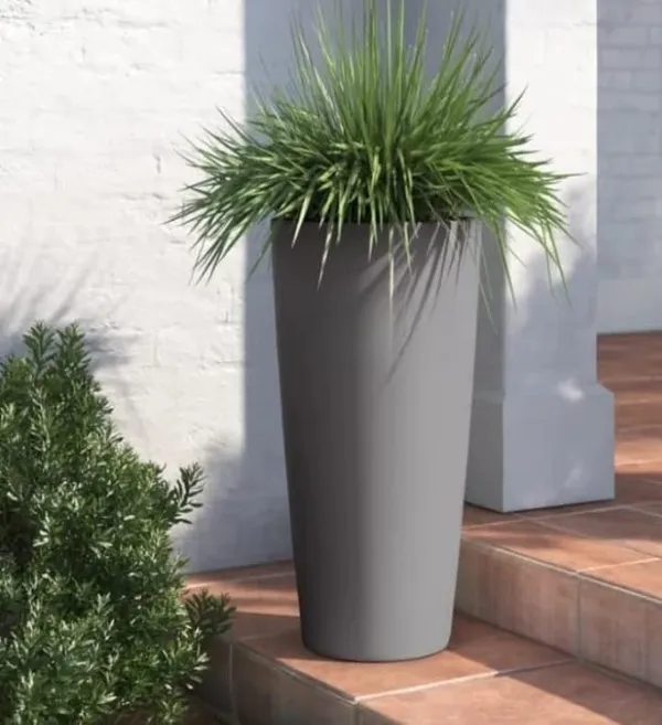 Grey_Plant_Store_Metal_Tall_Planters_For_Outdoor_And_Indoor_Use_-_20_Inch_Modern_Flower_Pots_For_Balcony,_Deck,_Garden,_And_Patio_30_x_30_x_53_Centimeters