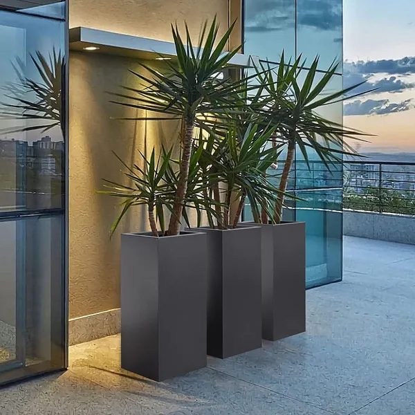 Brown_Tall_Metal_Planters_For_Outdoor_Plants_Decorative_Rectangular_Flower_Pot_Holder_Display_For_Balcony_Galvanized_Iron_21_Inch_Large_Planters_For_Outdoor_Indoor_30L_x_30W_x_53.3H_Centimeters