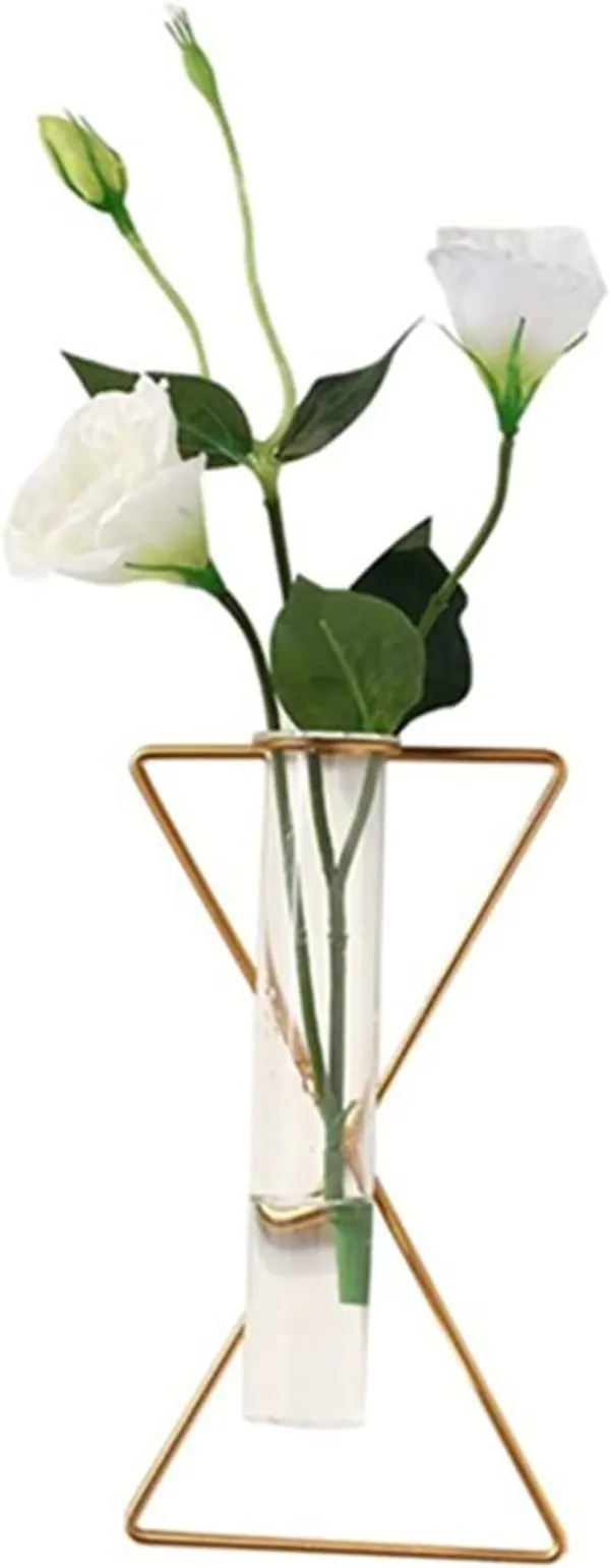 Gold_Wall_Vase_Hanging_Geometric_Metal_Vase_Hydroponic_Planter_Wall_Mounted_Glass_Tube_Bud_Vase_Decorative_For_Centerpieces_Wedding_Decoration_(Damru_1_Pcs)____17L_x_17W_x_20H_Centimeters