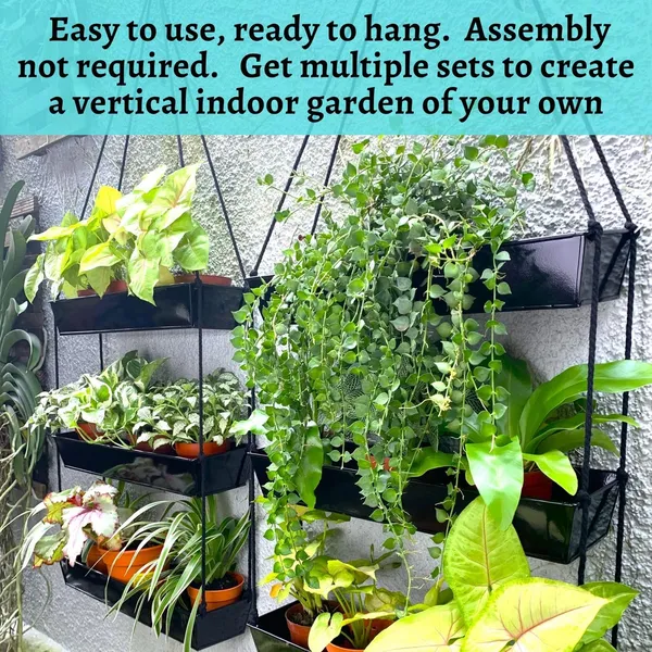 Black_Wall_Planters_-_16_Inch_3-Tier_Galvanized_Wall-Mounted_Succulent_Planters_For_Indoor_Plants,_Boho_Metal_Window_Herb_Garden,_Rectangle_Hanging_Vertical_Shelf_11L_x_6W_x_16H_Centimeters