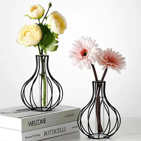 Gold_Metal_Flower_Vase_Glass_Test_Tube_Standing_Flower_Vases_For_Centerpieces,_Modern_Vases_For_Flowers,_Geometric_Table_Home_Decor,_Vase_For_Flowers(2_Pcs)_11L_x_11W_x_15H_Centimeters